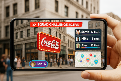 AR achievement badge